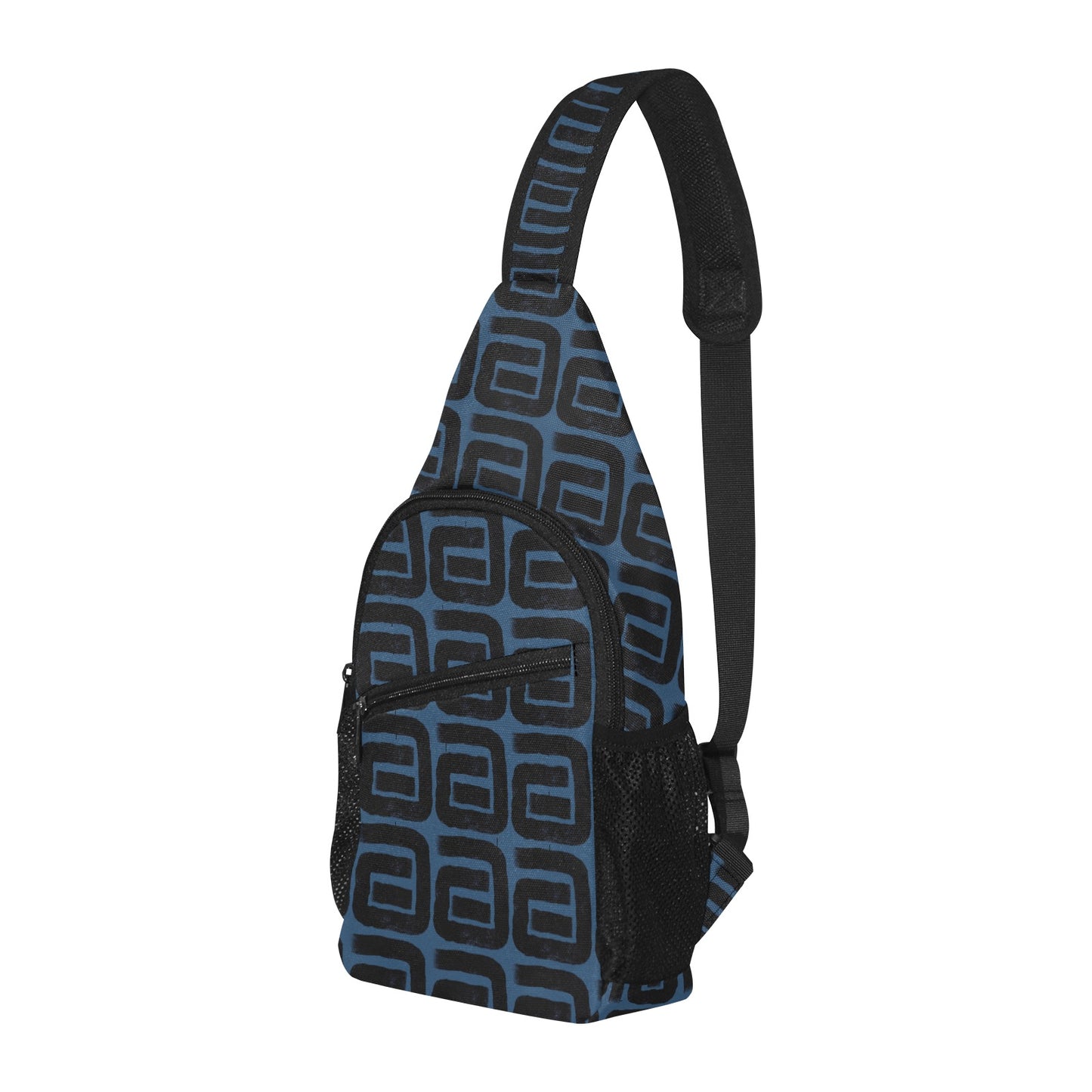 FSG Blue Geometry Chest Bag