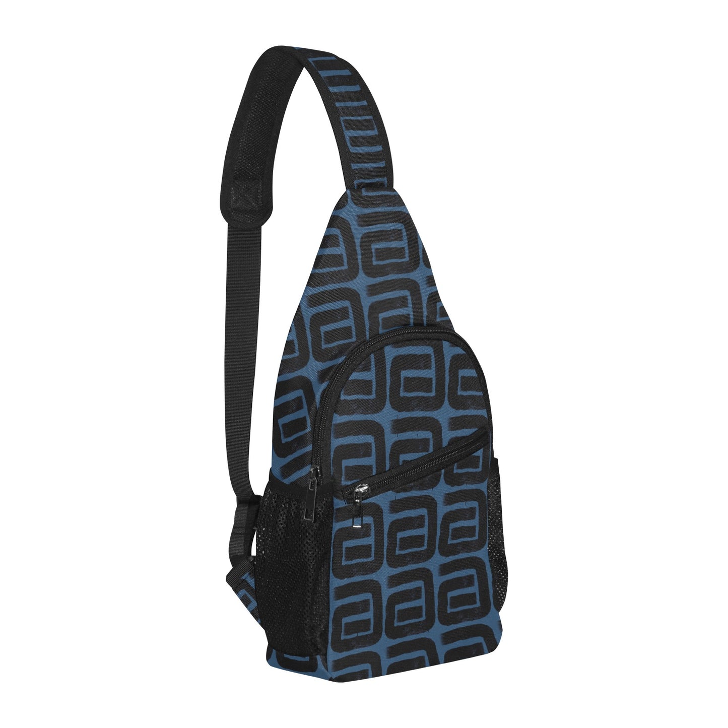 FSG Blue Geometry Chest Bag