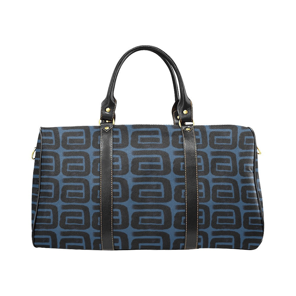 FSG Blue Geometry Travel Bag