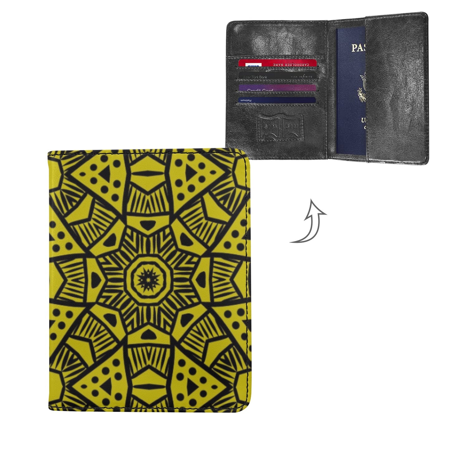 FSG Golden Leopard Passport Holder