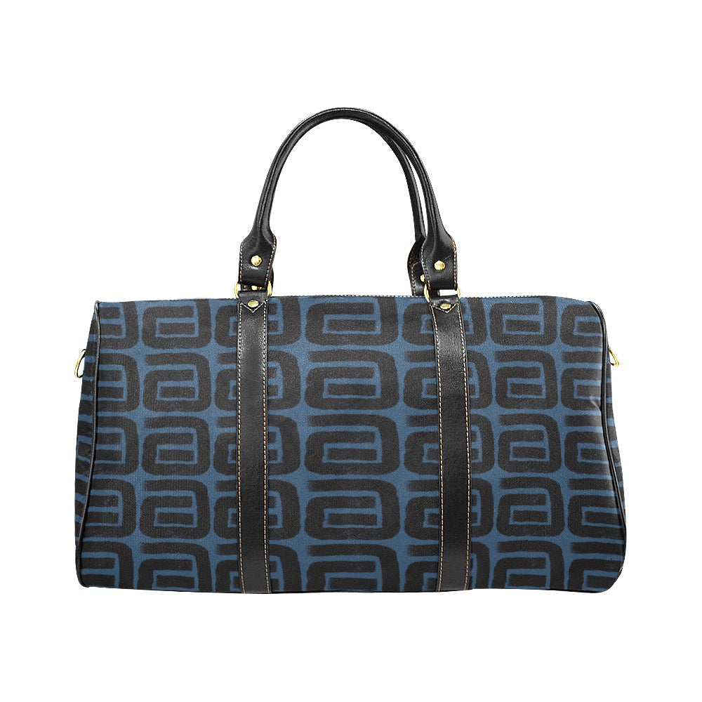 FSG Blue Geometry Travel Bag