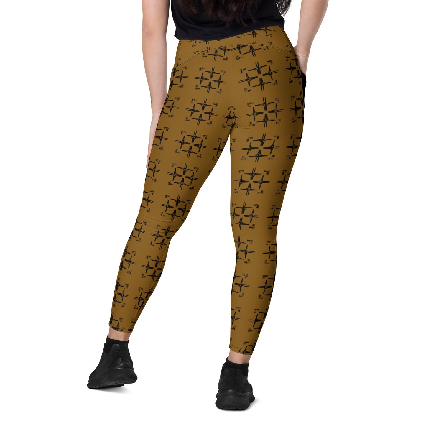 FSG Tan Premium Leggings with pockets