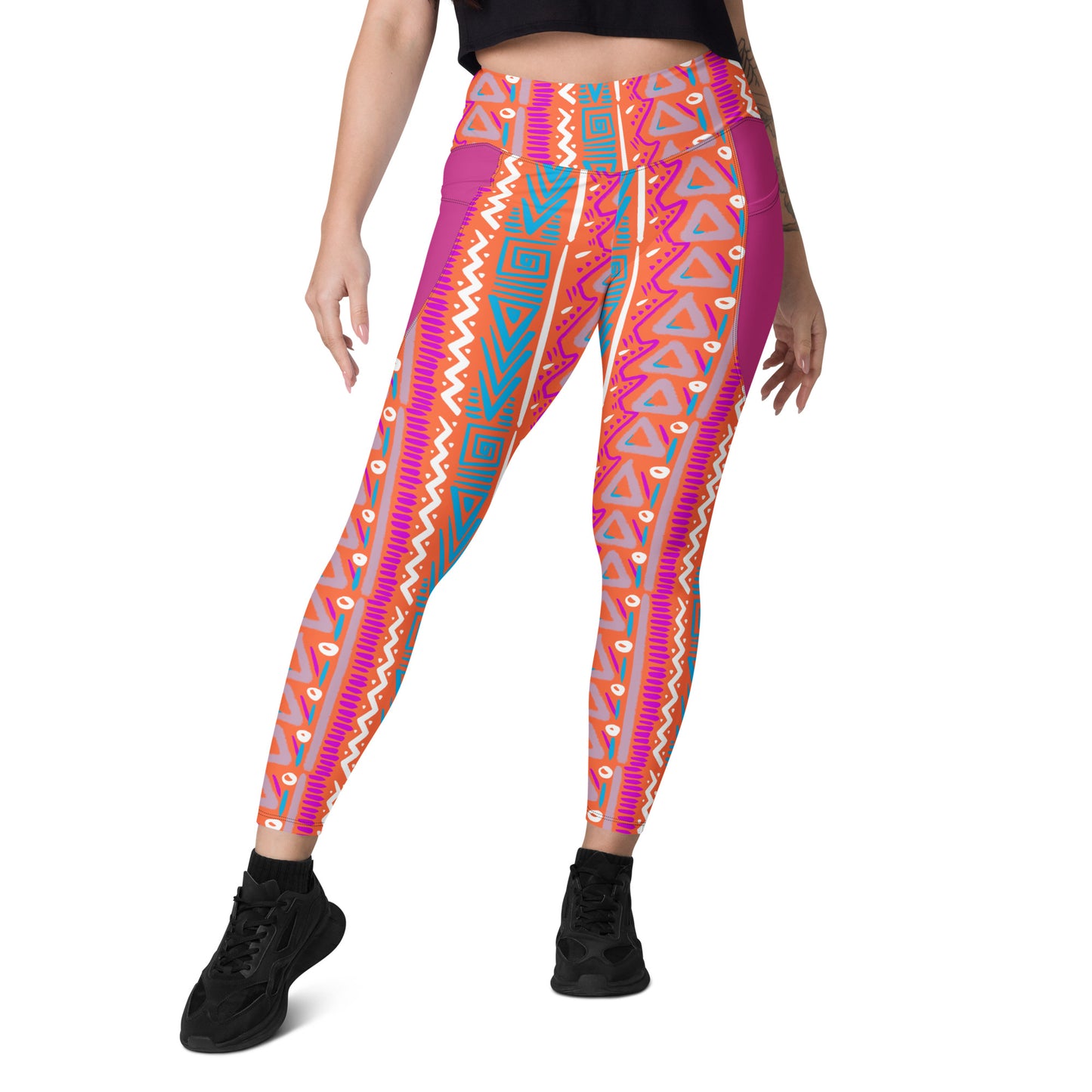 FSG Just Peachy Premium Leggings with pockets