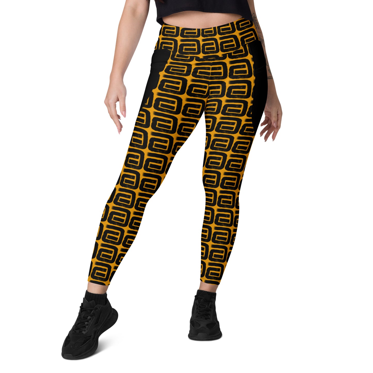 FSG Geometry Premium Leggings with pockets