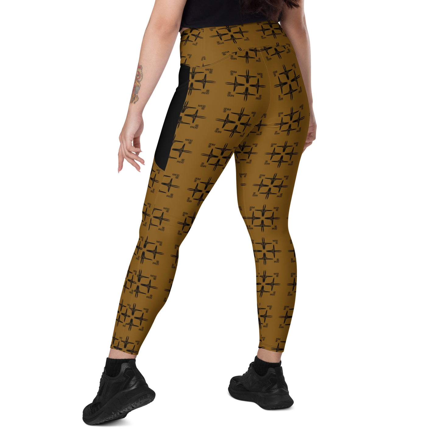 FSG Tan Premium Leggings with pockets