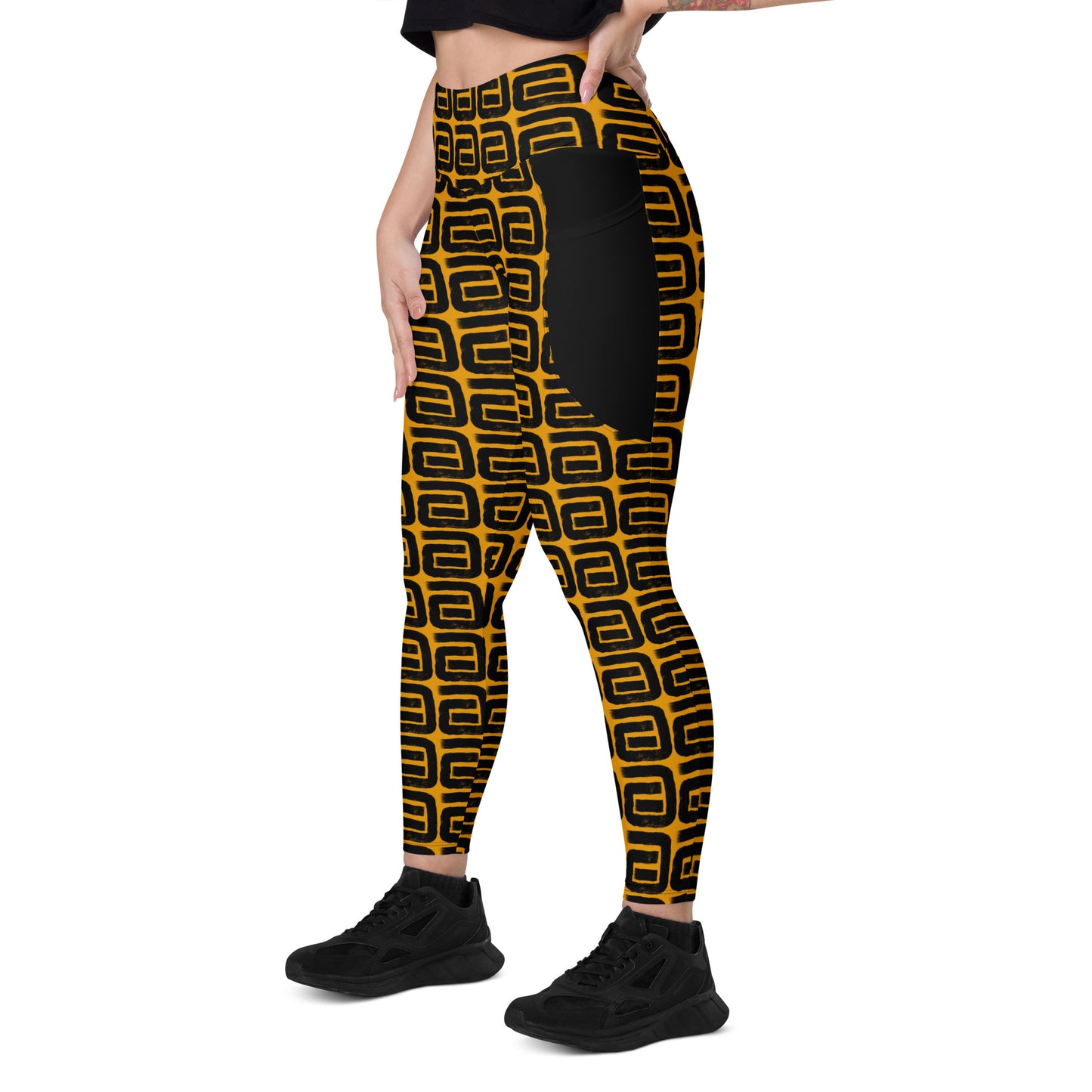 FSG Geometry Premium Leggings with pockets