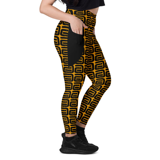 FSG Geometry Premium Leggings with pockets