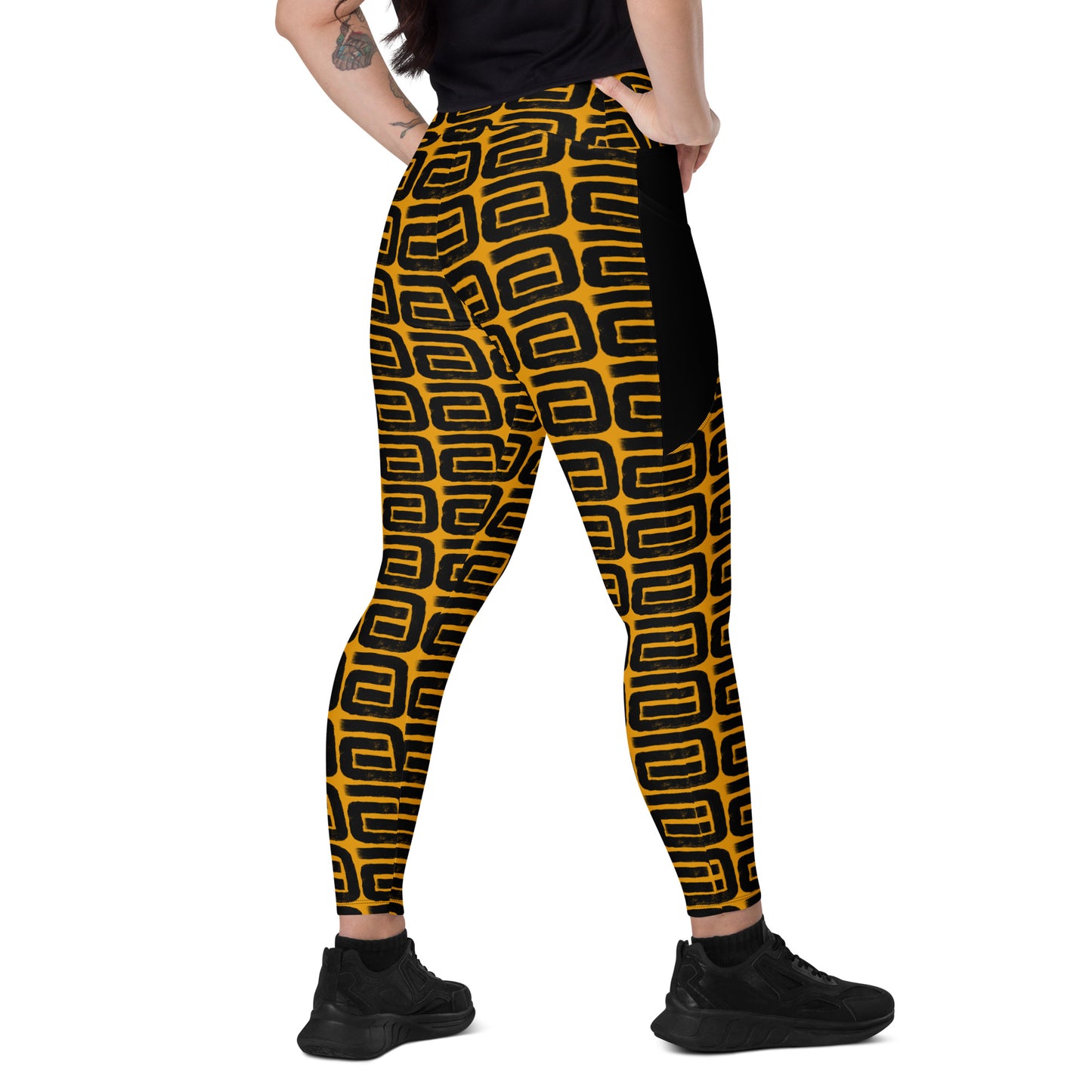 FSG Geometry Premium Leggings with pockets