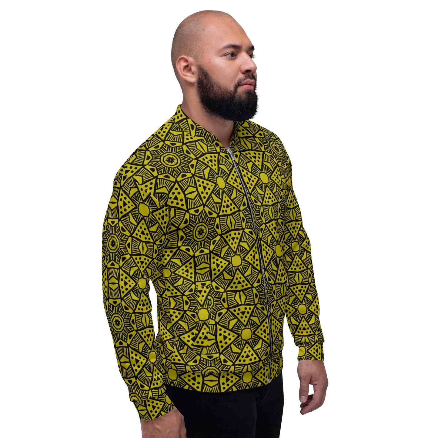 FSG Golden Leopard Unisex Bomber Jacket