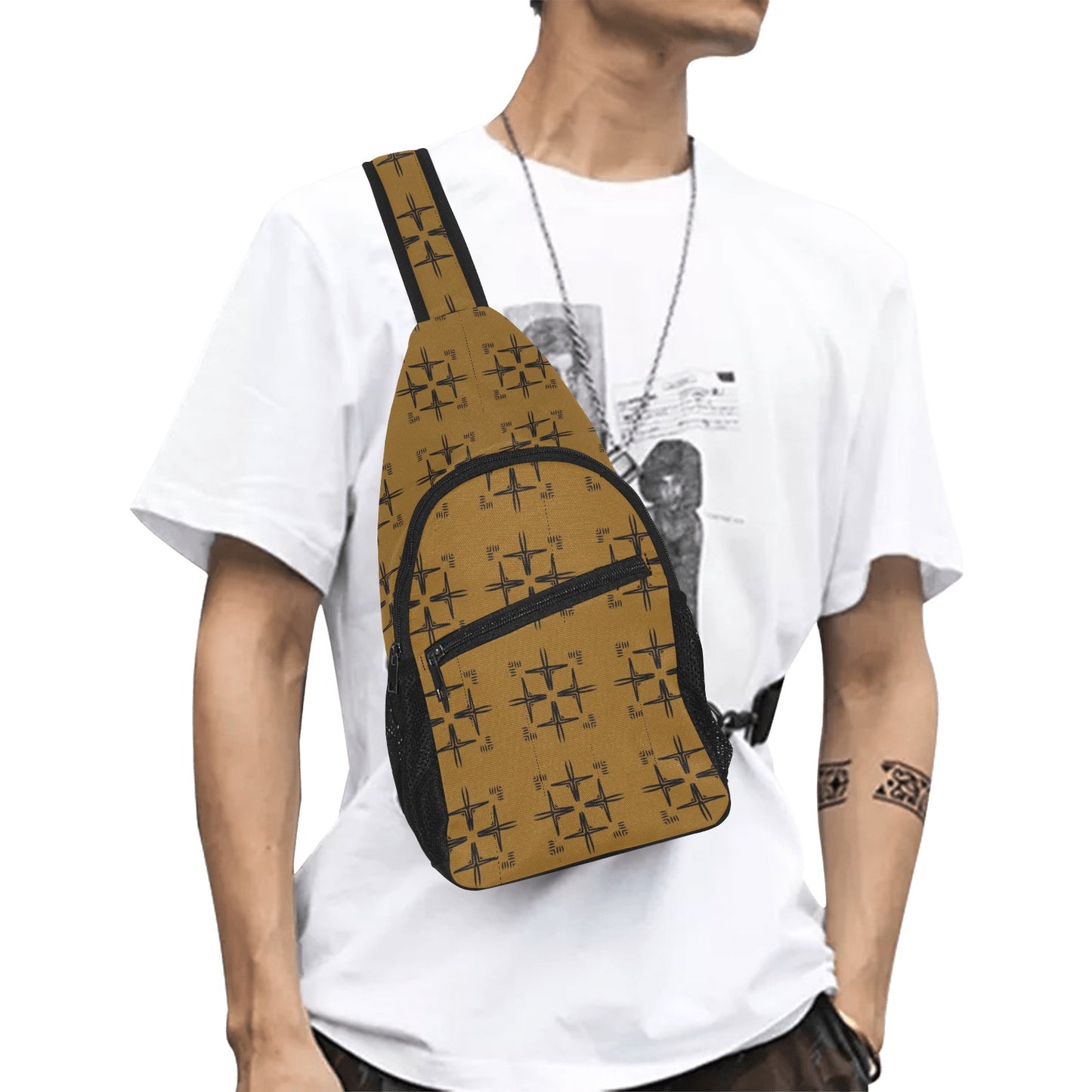 FSG Tan Chest Bag